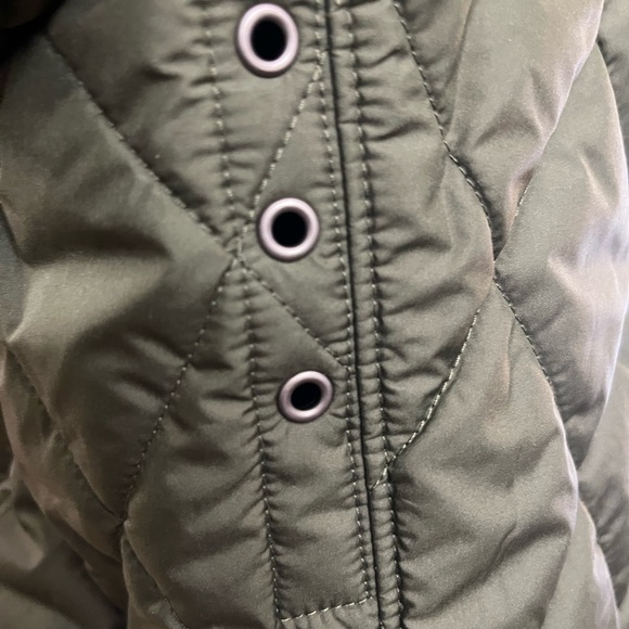 Polo Ralph Lauren Quilted Newbury Water Repellent Zip Army Olive Jacket - Picture 5 of 12